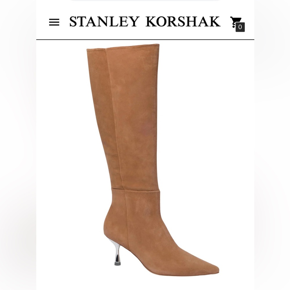 Stanley Korshak Simkhai Sam Boots Toffee US 9 EU 40